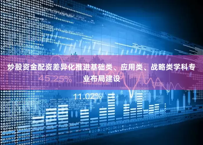 炒股资金配资差异化推进基础类、应用类、战略类学科专业布局建设